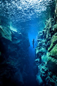 Dive between the plates in Thingvellir National Park