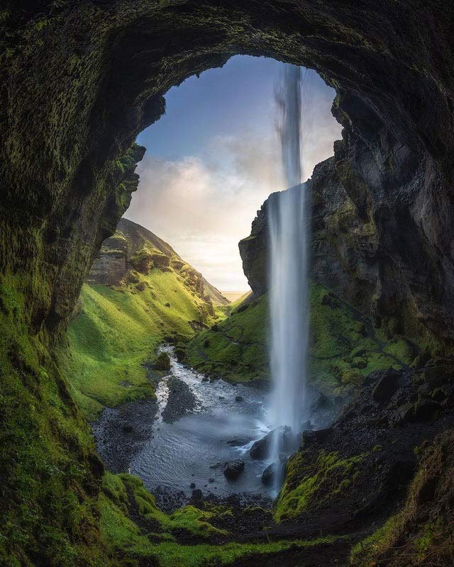 This is not the tallest waterfall in Iceland. It’s also not located in East Iceland but it’s uniquely stunning in it’s own right
