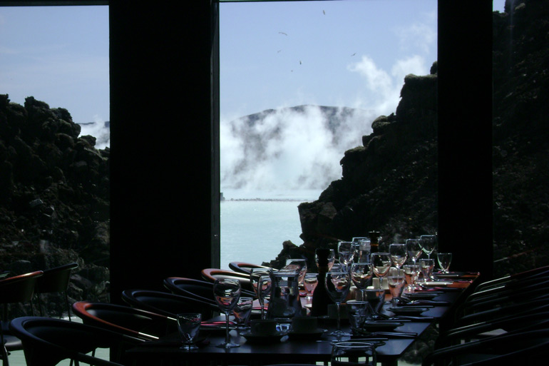 Lava restaurant at Blue Lagoon