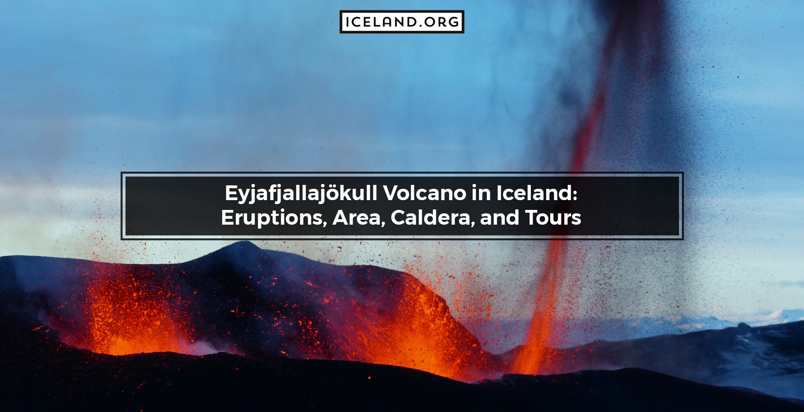 Eyjafjallajökull Volcano in Iceland
