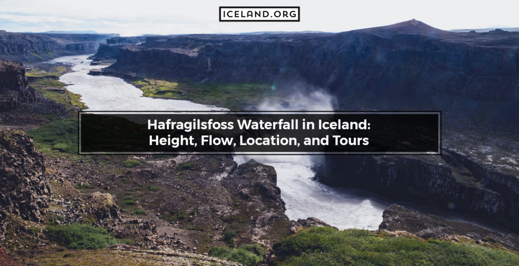 Hafragilsfoss Waterfall in Iceland