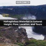 Hafragilsfoss Waterfall in Iceland