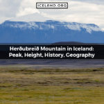 Herðubreið Mountain in Iceland