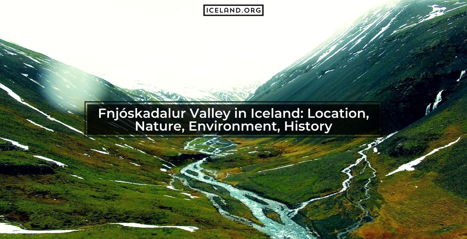 Fnjóskadalur Valley in Iceland