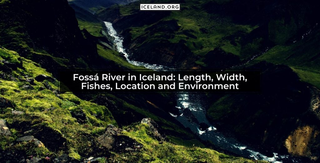 Fossá River in Iceland