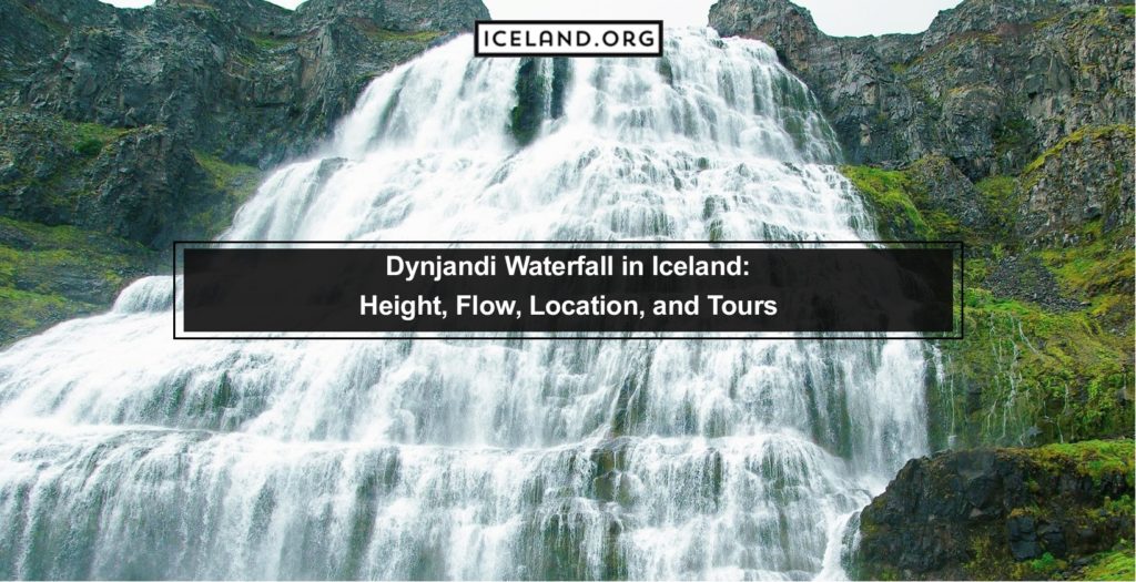 Dynjandi Waterfall in Iceland