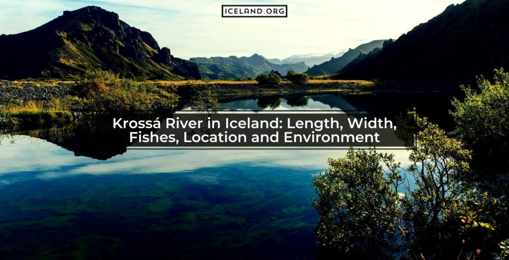 Krossá River in Iceland