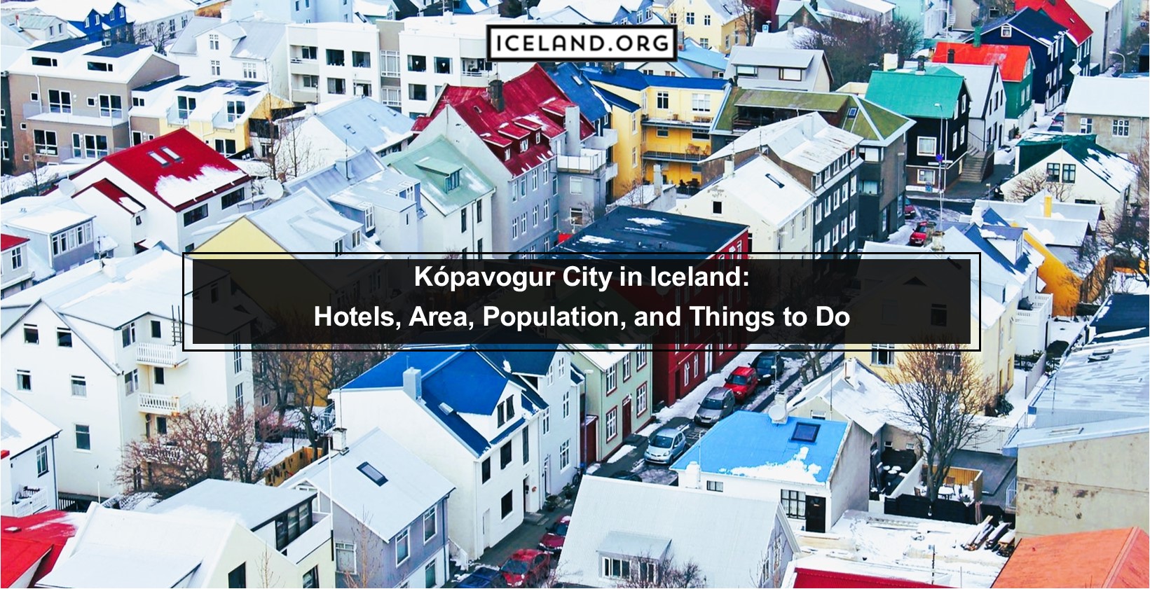Kópavogur City in Iceland