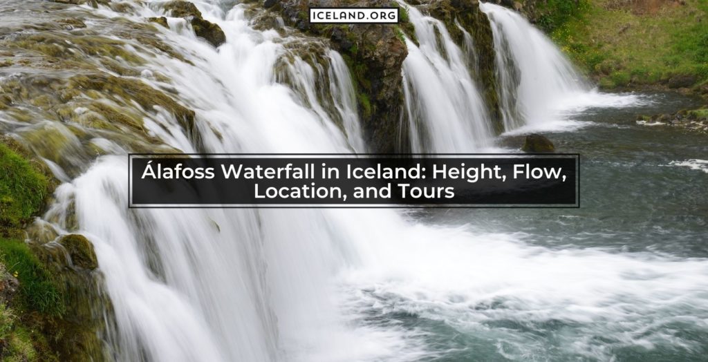 Álafoss Waterfall in Iceland