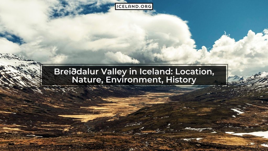Breiðdalur Valley in Iceland
