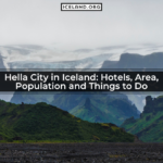 Hella City in Iceland