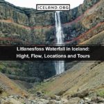 Litlanesfoss Waterfall in Iceland