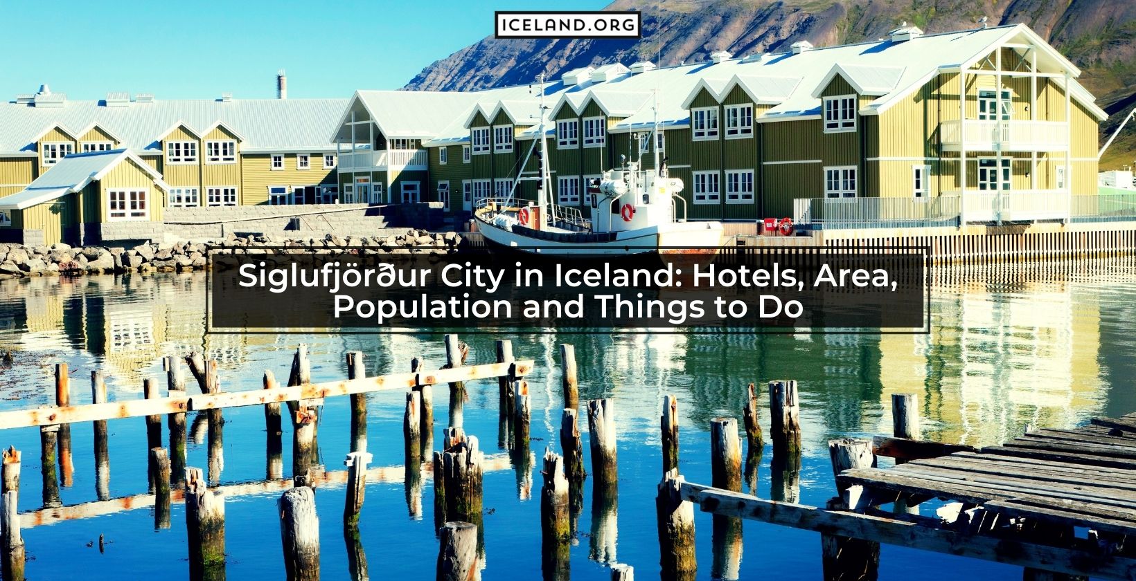 Siglufjörður City in Iceland