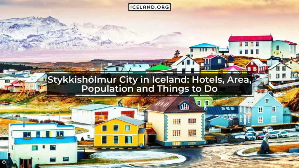Stykkishólmur City in Iceland